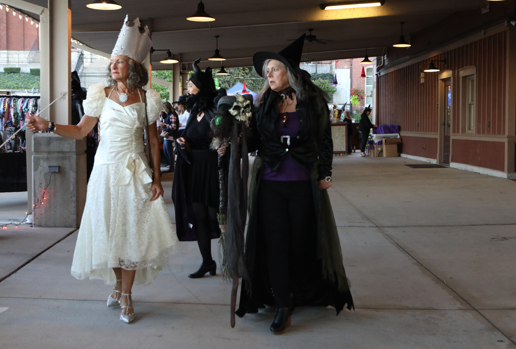 Lisa Kimminau, Reenie Holzem and Cindy Kriete walk